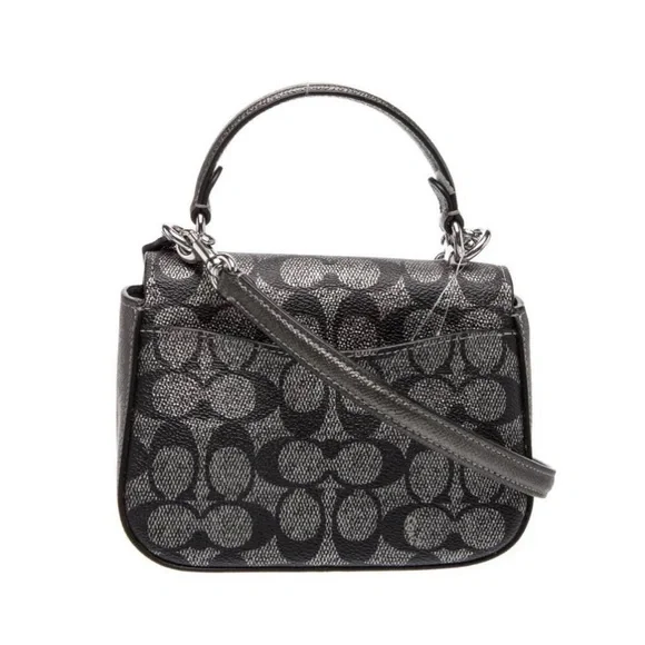 Coach Black and Gray Crossbody Bag